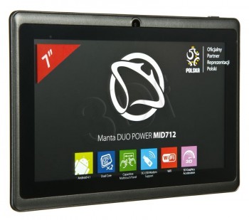 Tablet Manta Duo Power MID712 ( w zestawie futera )