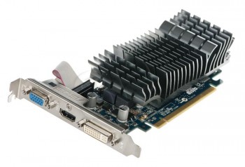 ASUS GeForce 210 512MB (1024MB TC) DDR3/32bit DVI/HDMI PCI-E (589/1200) (Low Profile) (chodzenie pasywne)