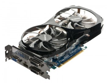 GIGABYTE GeForce GTX 650 Ti 2048MB DDR5/128bit DVI/HDMI PCI-E (1032/5400) (wer. OC - OverClock)