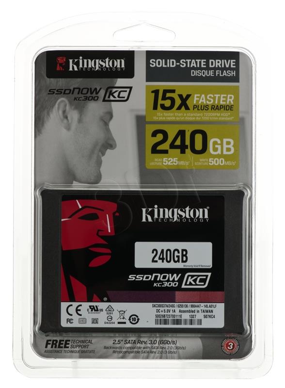 KINGSTON DYSK SSD 240GB 2.5 SATA3 SKC300S37A/240G