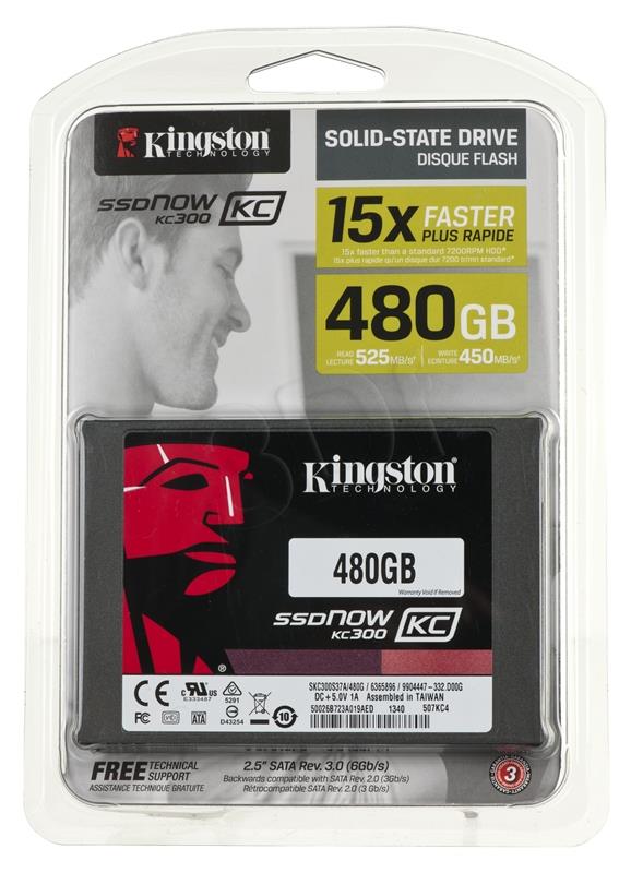 KINGSTON DYSK SSD 480GB 2.5 SATA3 SKC300S37A/480G