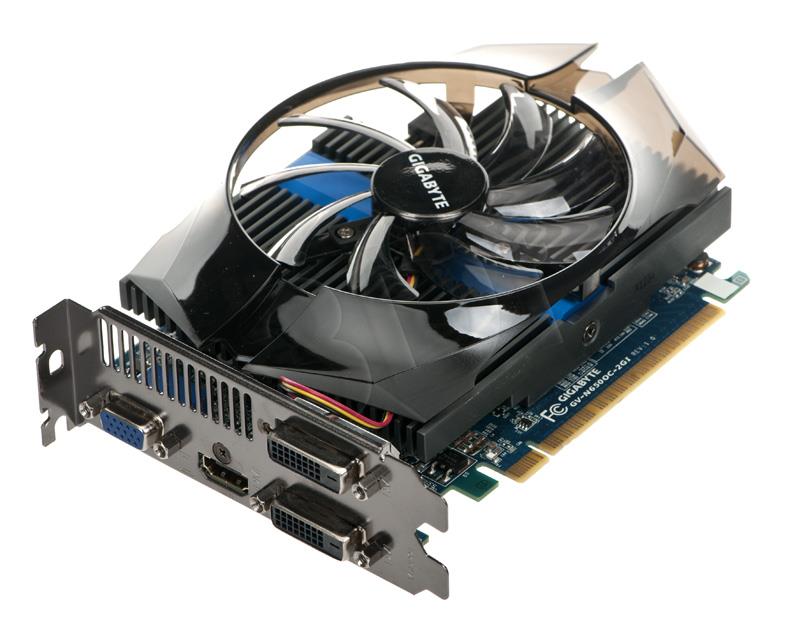 GIGABYTE GeForce GTX 650 2048MB DDR5/128bit DVI/HDMI PCI-E (1110/5000) (wer. OC - OverClock)